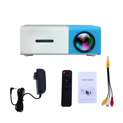 Mini Projector YG300 Pro LED Supported 1080P Full HD Portable Beamer Audio HDMI  • $47.85