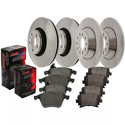 For 1990-1993 Mercedes-Benz 300D 4 Wheel Disc Brake Kit Front And Rear Centric • $188.95