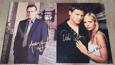 3 X Buffy The Vampire Slayer Autographs Signed David Boreanaz Sarah Michelle... • $73.90