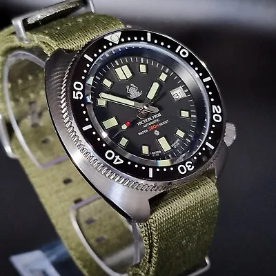 Seiko NH35 Automatic Tactical Frog 44mm Military Dive Watch  - Sapphire Crystal • £245