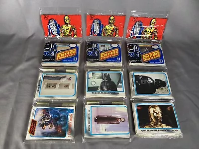 1980 EMPIRE STRIKES BACK 🔵🟡🔴⚫️ UNOPENED Topps Rack Pack (1) / Star Wars • $49.95