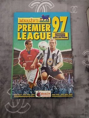 1997 Merlin Premier League Football Sticker Album Book 97 100% Complete Full  • £49.99