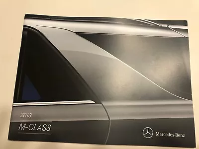 2013 MERCEDES-BENZ M-CLASS 24-page Original Sales Brochure • $16.95