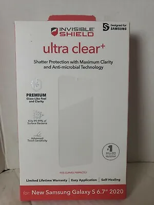 Invisible Shield (ZAGG) Ultra Clear+ Glass Samsung Galaxy S 6.7  2020 NEW In Box • $4.20