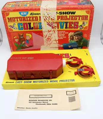 Kenner Easy Show Motorized Color Movie Projector Scooby Doo & Motor Mouse AS IS • $99.99