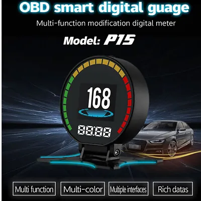 Digital Speed Car Monitor Head-up Display OBD2 Auto OBD Car Tuning Accessories • $49.18