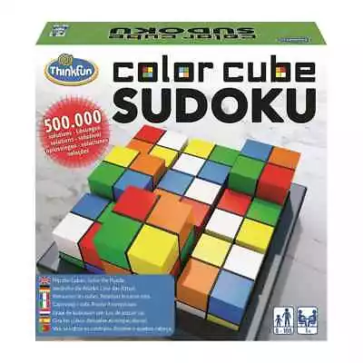 £59.50 • Buy Thinkfun Game Color Cube Sudoku Brain Game Concentration Game 1 Players