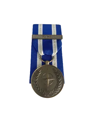Nato Isaf Medal  Full & Mini Size Loose & Court Mounted Ribbon Bar Brand New • £5