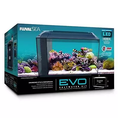 Fluval Sea Evo Nano Marine Aquarium 52 Litre Salt Water Fish Tank • $415