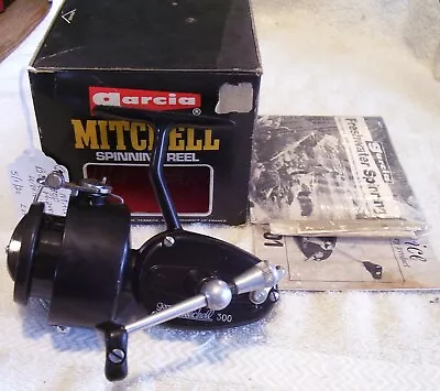 Vintage Garcia Mitchell 300 Reel 5/1/22  France  Box Paper Window Box Lot A • $53.95