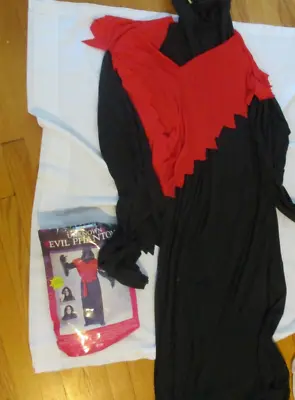 Its Fun Tyme Unknown Evil Phantom Costume Adult XXL Plus Up To 300lbs Halloween • $10.99