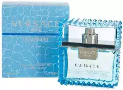 Versace Man Eau Fraiche (1.7 Fl Oz) Edt Natural Spray! Brand New! Mfg. Sealed! • $28.88