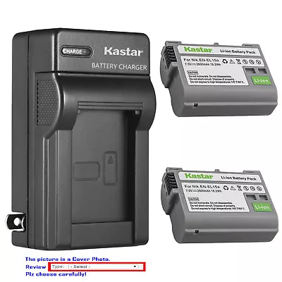 Kastar Battery Wall Charger For Nikon EN-EL15 EN-EL15a Nikon D7000 DSLR Camera • $13.99