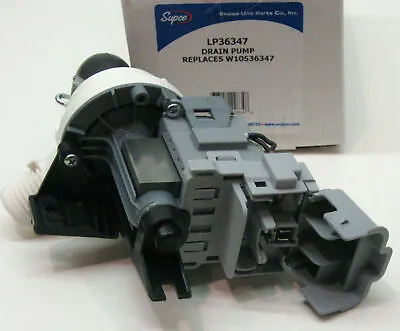 LP36347 For W10536347 Whirlpool Kenmore  Washer Pump Motor PS5136124 AP5650269 • $46.39