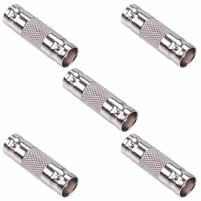 5 X BNC Female To Female Coupler 50 Ohm Coaxial Coax Connector • £3.49