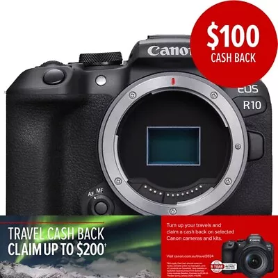 Canon EOS R10 APS-C Mirrorless Camera - Body Only • $1498.85