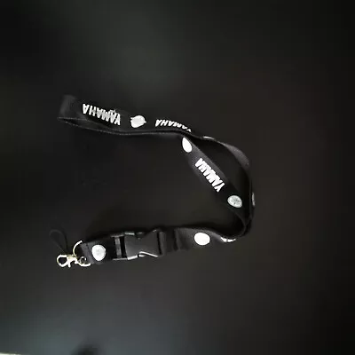  For Yamaha 1PCS Black Lanyard With Key Charm Keychain Key Chain Universal • $9.99