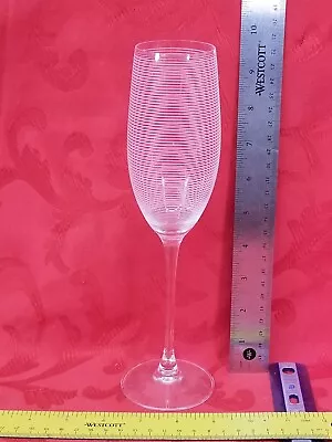 Mikasa Cheers Champagne Glass 24.5 Oz Goblet Horizontal Lines • $15.40