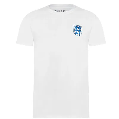 Official England Football T Shirt Mens M L XL 2XL National Team Crest Logo Top • £10.95