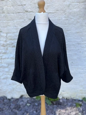 £29.99 • Buy Topshop Black Jacquard Kimono Jacket Unlined Size 14