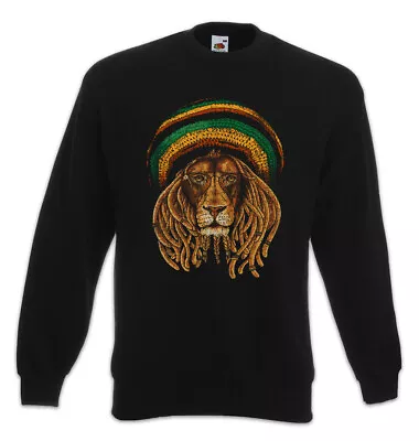 Rastafari Lion III Sweatshirt Pullover Rasta Jah Babylon Reggae Jamaica Africa • £34.74