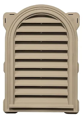 14”x22” Round Top Gable Vent Vinyl Siding Tan Beige 069 J-Block GableMaster Ext. • $54.99