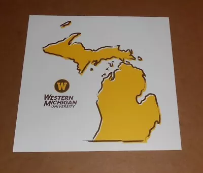 WMU Western Michigan University 2-Sided Poster 18x18 Fountains The State • $28.95