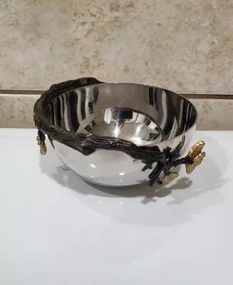 L'OBJET Mullbrae 5  Hand Gilded 24K Leaves Bowl • $50