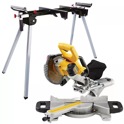 £408 • Buy Dewalt DCS365N 18V XR Cordless XPS 184mm Slide Mitre Saw Body With Leg Stand