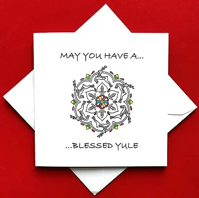 Wiccan Pagan Witch Yule Christmas Card Perfect Gift For Friends & Family • £4.35