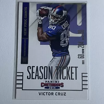 2014 Panini Contenders Victor Cruz #48 New York Giants • $1.58