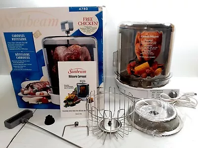 Sunbeam 4780 Electric Carousel Rotisserie Cooker Vertical Chicken Rotisserie • $59.99