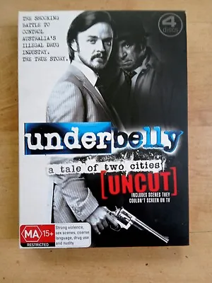 Underbelly: A Tale Of Two Cities - UNCUT. Australian True Crime (4xDVD Box Set) • £12.49