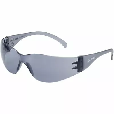 Bolle B-LINE BL10CF PC Frame Smoke Safety Glasses Wrap Around With Cord *Specs* • £7.50