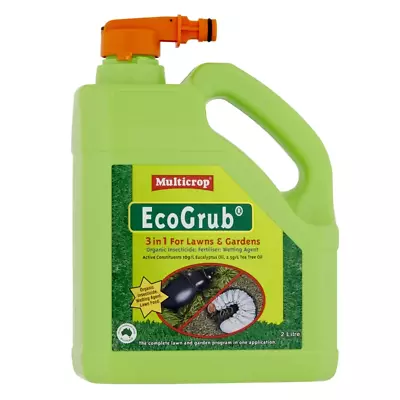 Multicrop 2L EcoGrub To Control Lawn Grub Army Worm And African Black Beetle • $56.99