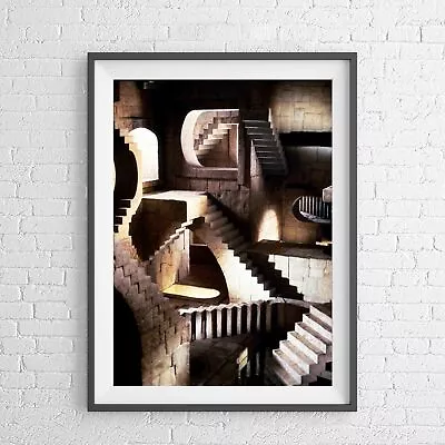 LABYRINTH STAIRS CLASSIC MOVIE POSTER PICTURE PRINT Sizes A5 To A0 **NEW** • $11.95