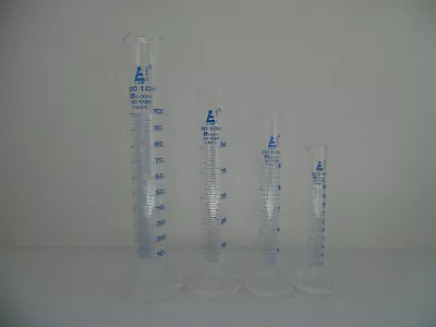 Glass Measuring Cylinders Borosilicate 3.3 Precise High Quality Lab Glass Brand • £18.99