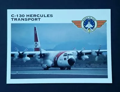 1992 Panini Wings Of Fire Card #17 C-130 Hercules Transport • $2.91