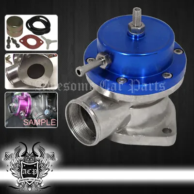 Billet Aluminum Turbo Charger Boost Psi Adjustable Blow Off Valve Jdm 2Bolt Blue • $20.99