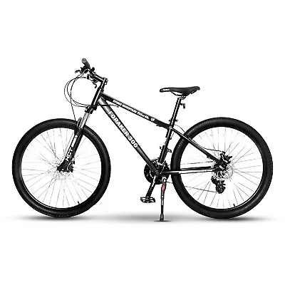 FORAKER 300 Mountain Bike Bicycle Aluminum Frame 21-Speed Disc Brakes Black   • $324.99