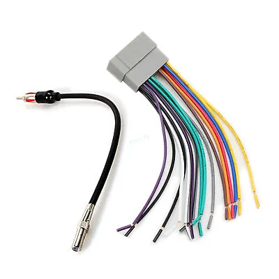 Aftermarket Car Radio Wiring Harness & Antenna Adapter Cable For Chrysler Dodge • $11.24