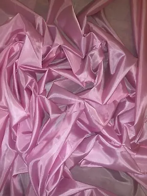 Anti Static 100% Polyester Shiny Lining Fabric Dress Coat Jacket 150cm Wide • £0.99