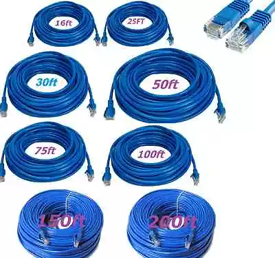 CAT5 CAT5 RJ45 Ethernet LAN Network Patch Cable For PS XBox Internet Router Blue • $4.99