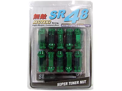Muteki Sr48 20pcs Extended Wheels Tuner Lug Nuts (open End/12x1.25/green) • $49.99