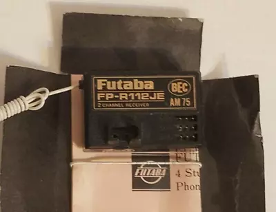 Futaba FP-R112JE RC Receiver AM 75Mhz Vintage SHIPS SAME DAY • $34.30