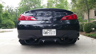 For 350z Z33 Infiniti G35 Coupe TS Style JDM Carbon Rear Diffuser Blade Fins Kit • $186