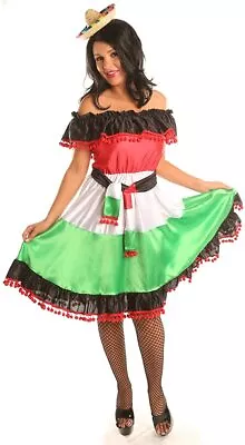 Sassy Mexican Style Costume Dress For Women Fancy Ball Halloween Christmas Party • $24.97