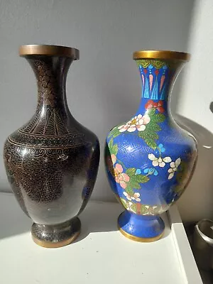 Vintage Chinese Cloisonne Vase Oriental Vintage Cloisonne Vase • $12.42