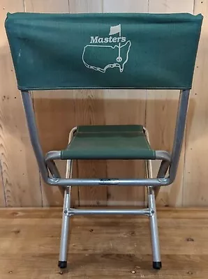 Vtg Masters Augusta Aluminum Folding Chair Spectator Seat Green 70’s • $59.99