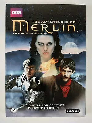 Merlin The Complete Third Season - BBC TV Series (2012 DVD) 5 Disc Set - Sealed • $17.99